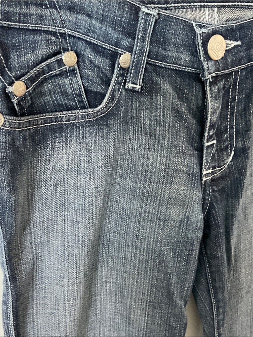 Rock & Republic Dark Blue Bootcut Jeans - Picture 3 of 13